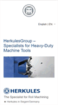 Mobile Screenshot of herkulesgroup.com
